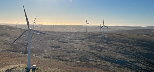 wind farm Monthly site inspections